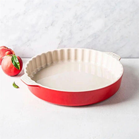 Staub Ceramique Turta Kabı Seramik 30 Cm Kiraz