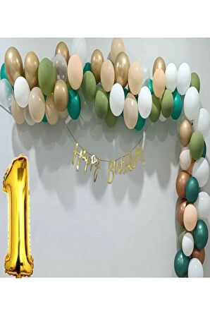 Düvenci Ticaret Lüks Yaş Doğum Günü Balon Seti