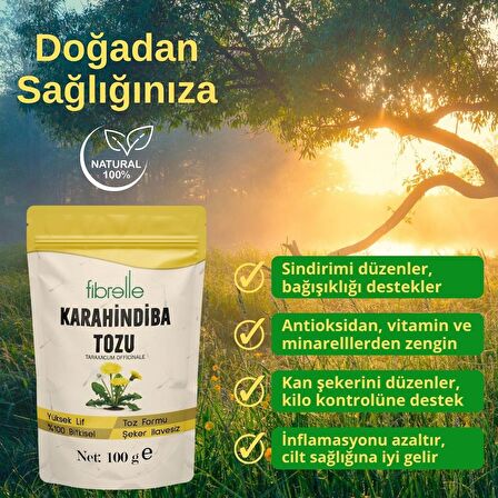 Fibrelle Karahindiba Tozu 100g   