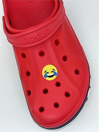 Ağlayan Gülücük Emojisi Temalı Jibbitz Crocs Terlik Süsü