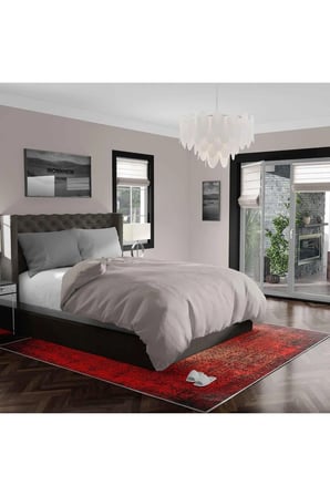 Kaymaz Taban Yıkanabilir Halı – Mutfak, Salon, Yatak Odası için Modern Dijital Baskı Halı (SLNHALI77