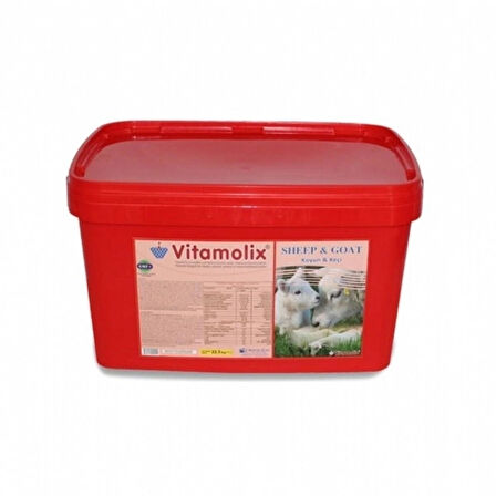 Vitamolix Sheep & Goat Yalama Kovası 22.5 Kg (Koyun,Keçi,Kuzu,Oğlak)