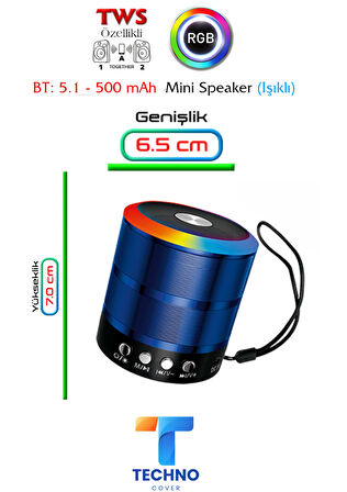 Bluetooth Özellikli Ses Bombası Speaker (KLN-180)