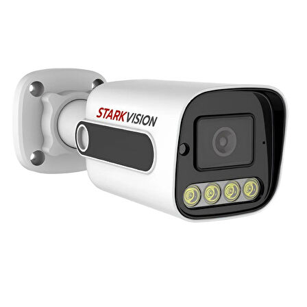  Starkvision ST-2001 4MP 4ledli Plastik Kasalı Gece Renkli Görüşlü IP Bullet Güvenlik Kamerası