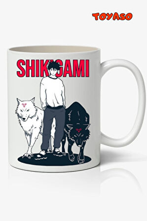 Jujutsu Kaisen Shikigami Anime Temalı Beyaz Kupa Bardak Sevgiliye Arkadaşa Hediye