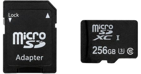 256GB Micro SD Hafıza Kartı 120MB/s Telefon, Kamera, Drone Uyumlu SD Kart