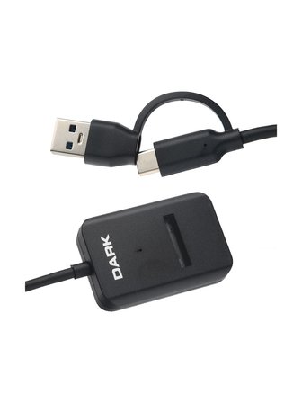 Dark Usb-A + Usb-C 10- M Key M.2 Nvme Ssd Taşınabilir Disk Yerleştirme Adaptörü Dk-Ac-Dsem3