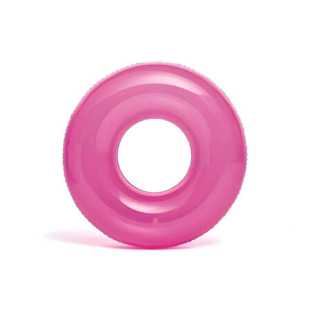Şişme Şeffaf Jumbo Deniz Simit 76 Cm - Çocuklar İçin Şeffaf Havuz Simidi