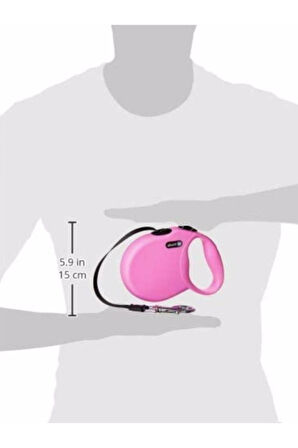 ALCOTT Wanderer Otomatik Sevk Kayışı Pembe 5 m 50 kg Large