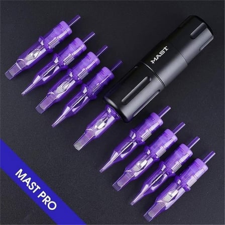 Mast Pro 1205 RL 5 RL 0.35 mm Round Liner Long Taper Kartuş Dövme İğnesi 20 Adet