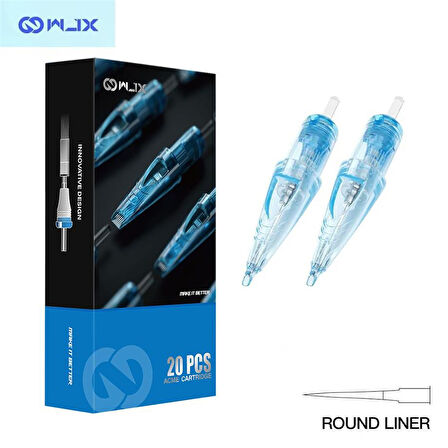 WJX Cartridges - 0605 RL Round Liner Long Taper - Kartuş Dövme İğnesi