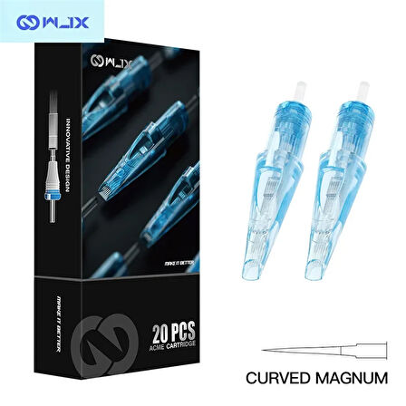 WJX Cartridges - 1021 RM-1 Round Magnum Long Taper - Kartuş Dövme İğnesi