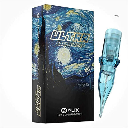 WJX Ultra Cartridges - 1203 RL Round Liner Long Taper - Kartuş Dövme İğnesi