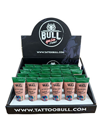 TattooBull Tattoo Aftercare Vegan 30ml - Bakım Kremi 30'lu Koli