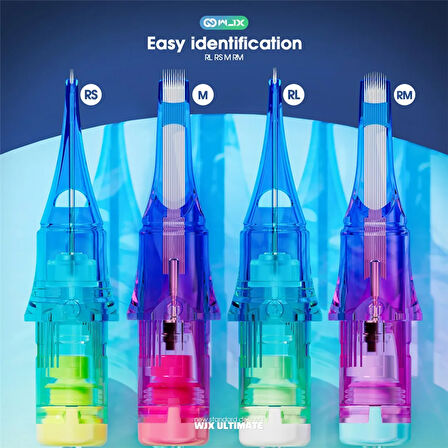 WJX Ultimate Cartridges - 1009 RS Round Shader Long Taper - Kartuş Dövme İğnesi