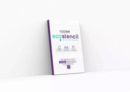 Electrum Eco Stencil Premium Stencil Paper - 500 Adet / A4 Ebat