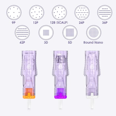 Universal Microneedling Cartridge Needles Round Nano (20 Adet)