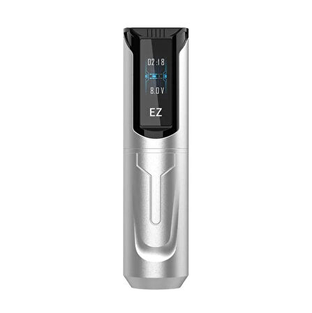 EZ P5 Silver Touchscreen Bluetooth footswitch Wireless Battery Tattoo Pen Machine