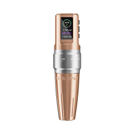 EZ P3 Pro Lumina Rose Gold Wireless Battery Adjustable Stroke Tattoo Machine