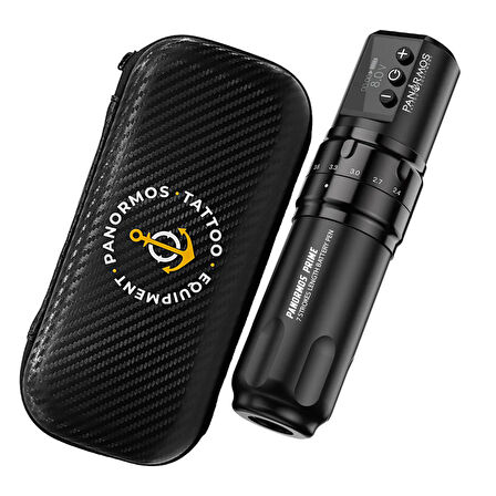 Panormos Prime 10. Yıl Özel Seri Kablosuz Dövme Makinesi | 2 Adet Pil | Siyah Renk