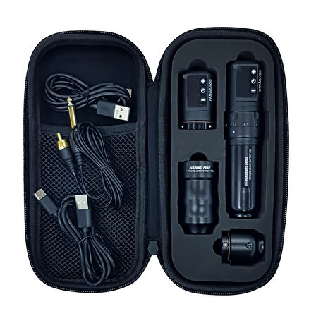 Panormos Prime 10. Yıl Özel Seri Kablosuz Dövme Makinesi | 2 Adet Pil | Siyah Renk