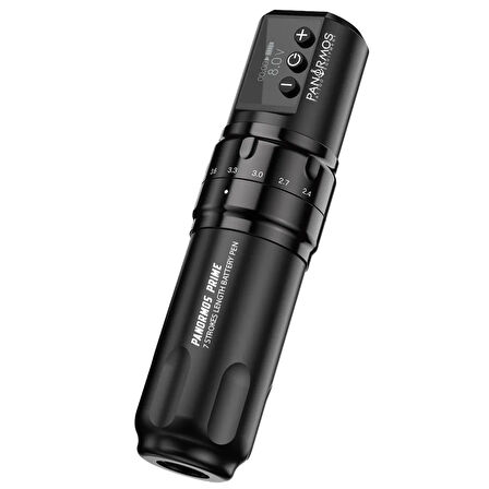 Panormos Prime 10. Yıl Özel Seri Kablosuz Dövme Makinesi | 2 Adet Pil | Siyah Renk