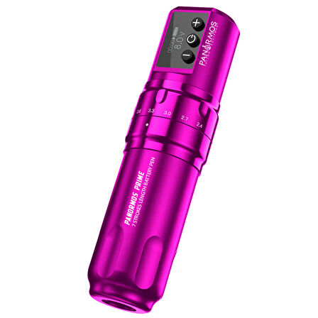 Panormos Prime 10. Yıl Özel Seri Kablosuz Dövme Makinesi | 2 Adet Pil | Pembe Renk