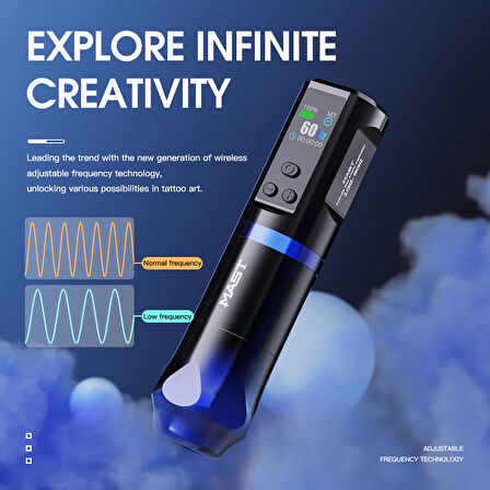 Mast Hertz - Kablosuz Dövme Makinesi