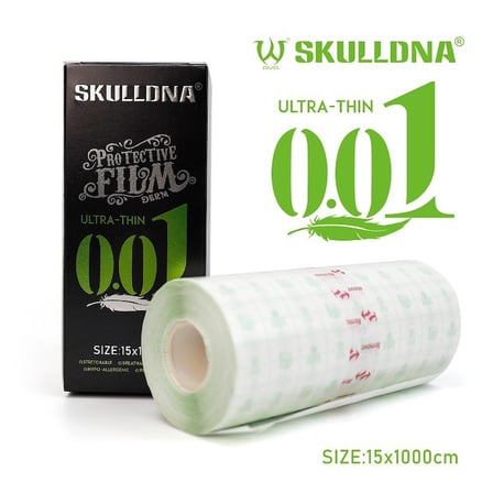 SKULLDNA Ultra Thin Dövme Sonrası Koruyucu Film Bant 15cm x 10m
