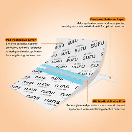 Pepax Sufu - Dövme Sonrası Koruyucu Bant Film - 15cmx10cm - 10 Adet