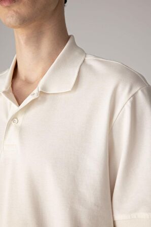 DeFacto Regular Fit Kısa Kollu Basic Düz Pike Kumaş Polo Tişört C1293AX24SPER98