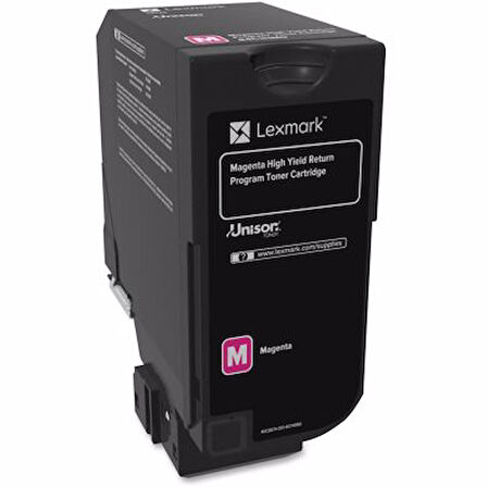 Lexmark 84C5HMO (CX725) Kırmızı Orjinal Toner Yüksek Kapasiteli