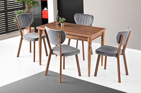 Cunda Star Mutfak Masası Sandalye Takımı 70x110