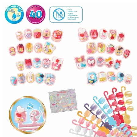 35059 Aquabeads Kalpler Ve Kurdeleler- Yedek Tırnak Paketi +4 Yaş