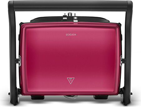 Karaca Gastro Grill Glass Premium 2400w Tost Makinesi Viva Magenta
