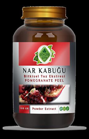 Nar Kabuğu Toz Ekstresi Cam 100 Gr