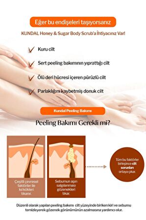 Arındırıcı Pürüzsüzleştirici Vücut Peelingi Kundal Macadamia & Sugar Body Scrub 550g(Cherry Blossom)