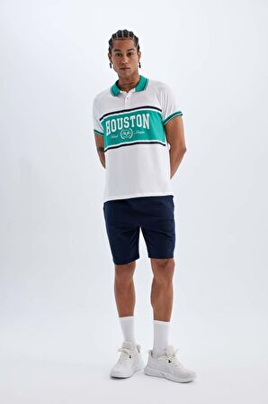 DeFactoFit Standart Fit Sporcu Basic Düz Kısa Paça Şort C0427AX24SMNV146
