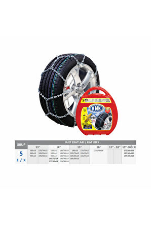 Araç Kar Patinaj Zinciri Takmatik 175 x 65 x r14