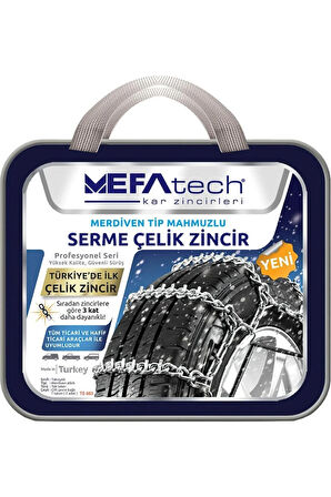 Merdiven Tip Mahmuzlu Serme Çelik Araç Kar Patinaj Zinciri 265 x 60 x r18 / 6 mm