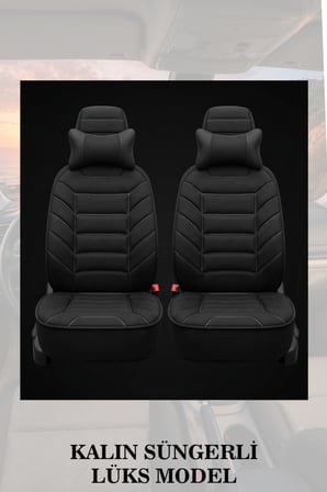 chery tiggo 7 pro max 2024 kılıf ve koltuk koruyucu minder ve yastık lüks 2 li set siyah renk