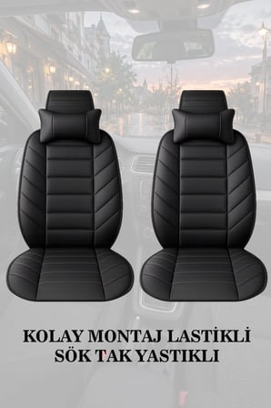 chery tiggo 7 pro max 2024 kılıf ve koltuk koruyucu minder ve yastık lüks 2 li set siyah renk
