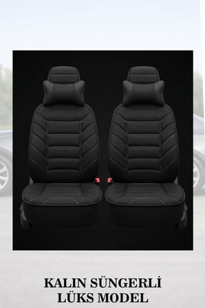 citron berlingo 2026 kılıf ve koltuk koruyucu minder ve yastık lüks 2 li set siyah renk