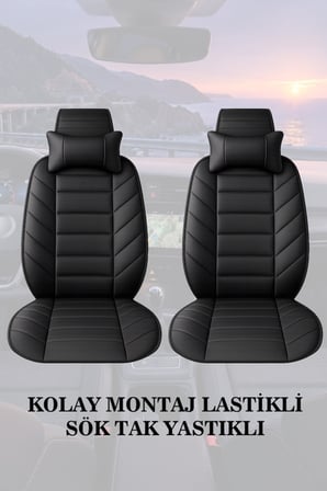 citron berlingo 2026 kılıf ve koltuk koruyucu minder ve yastık lüks 2 li set siyah renk