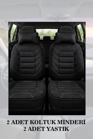 citron c3 2004 kılıf ve koltuk koruyucu 2 li set minder ve yastık lüks siyah renk