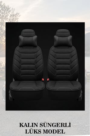 citron c3 2005 kılıf ve koltuk koruyucu minder ve yastık siyah renk 2 li set lüks