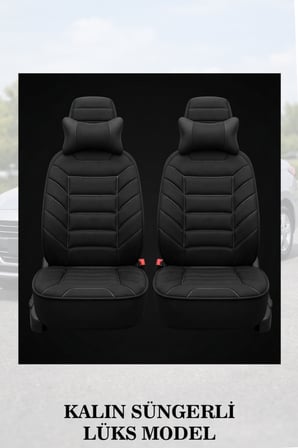 fiat marea 2005 kılıf ve koltuk koruyucu siyah renk 2 li set lüks minder ve yastık