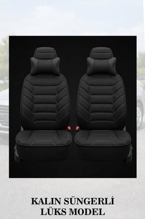 kuga 2025 kılıf ve koltuk koruyucu siyah renk 2 li set lüks minder ve yastık