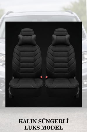 hyundai elantra 1993 kılıf ve koltuk koruyucu siyah renk minder ve yastık lüks 2 li set