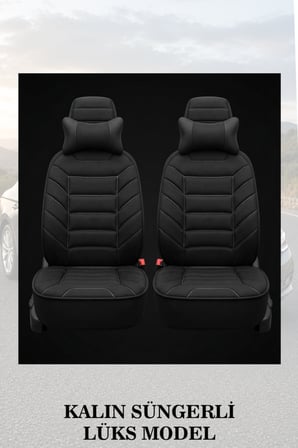 hyundai elantra 2006 kılıf ve koltuk koruyucu minder ve yastık lüks siyah renk 2 li set